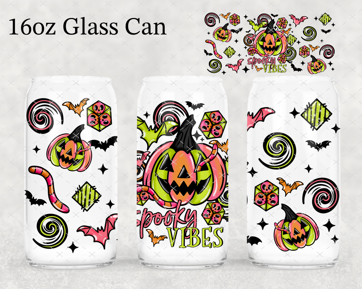 Lime Spooky Vibes UV Cup Wrap