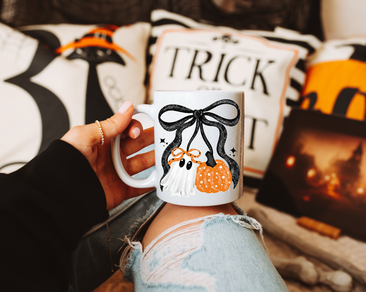 Pumpkin Ghostie Cherries UV Decal