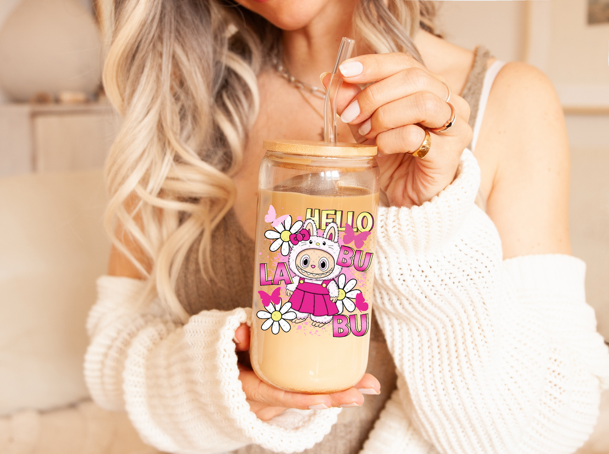 Hello Labubu UV Decal