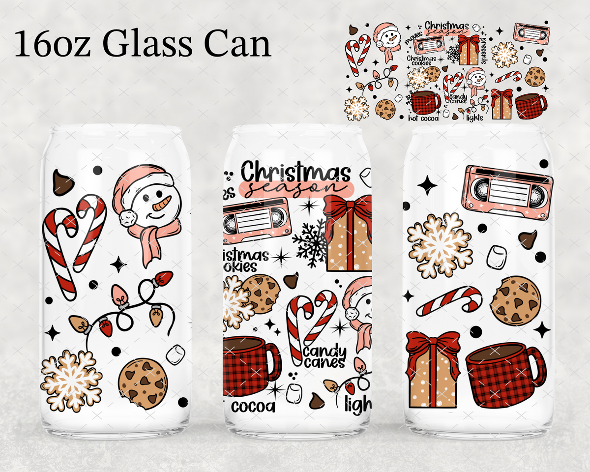 Christmas Season UV Cup Wrap