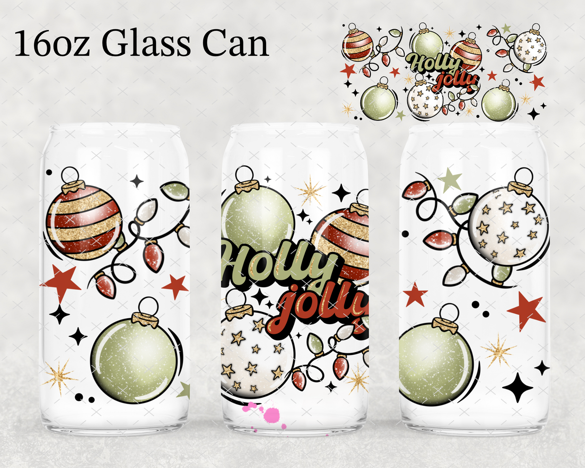 Holly Jolly UV Cup Wrap