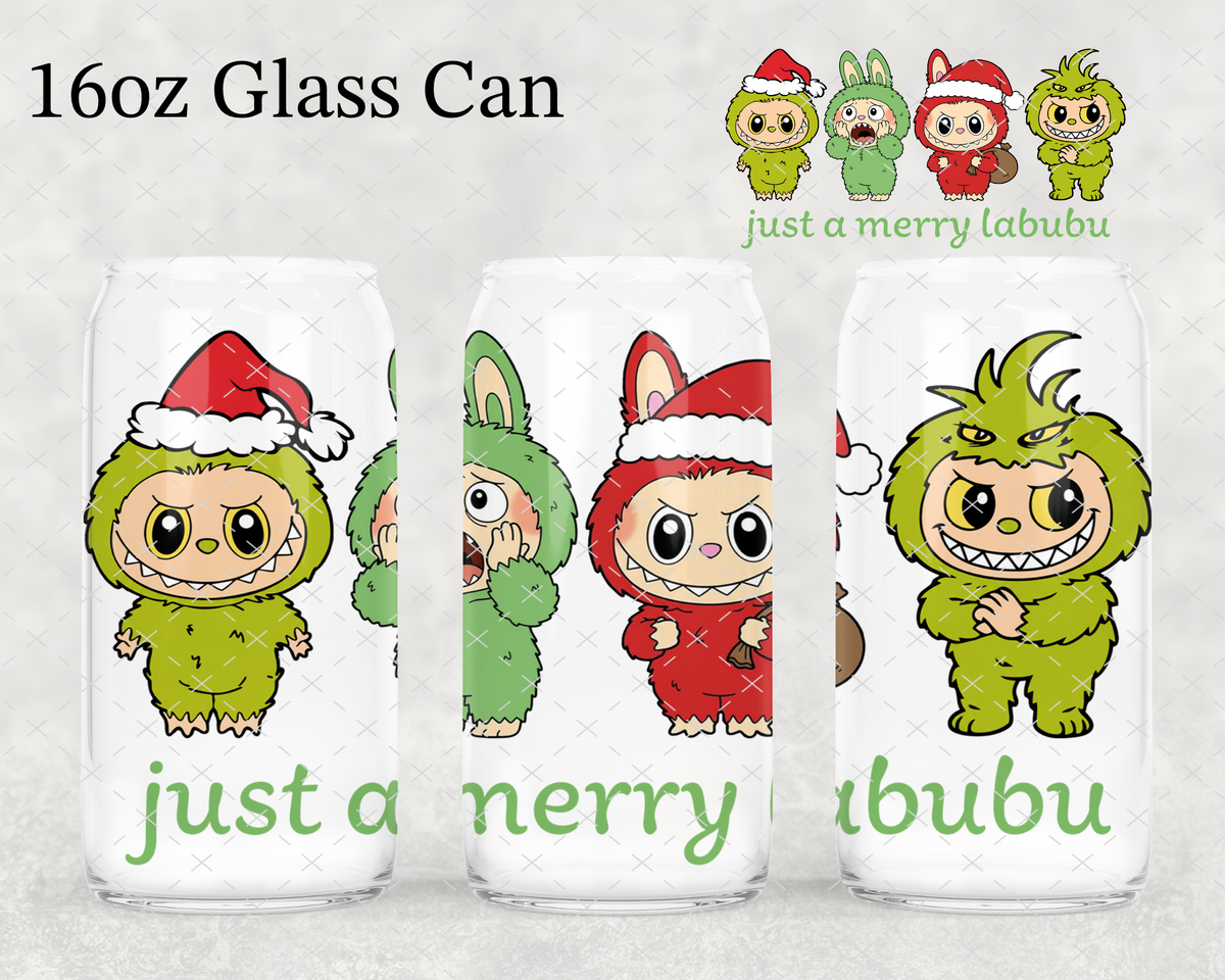 Just A Merry Labubu UV Cup Wrap