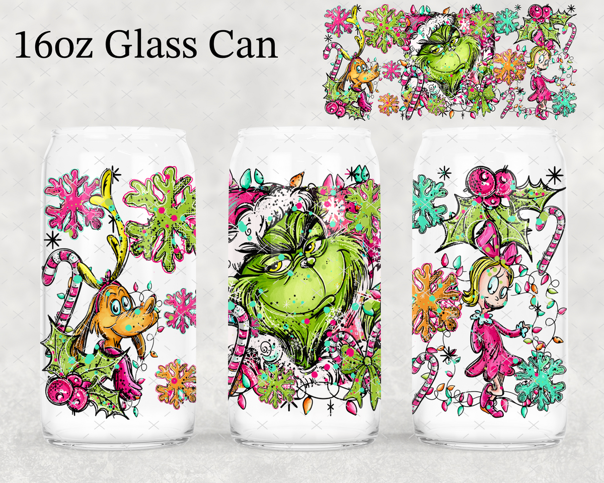 Pink Gman & Friends UV Cup Wrap