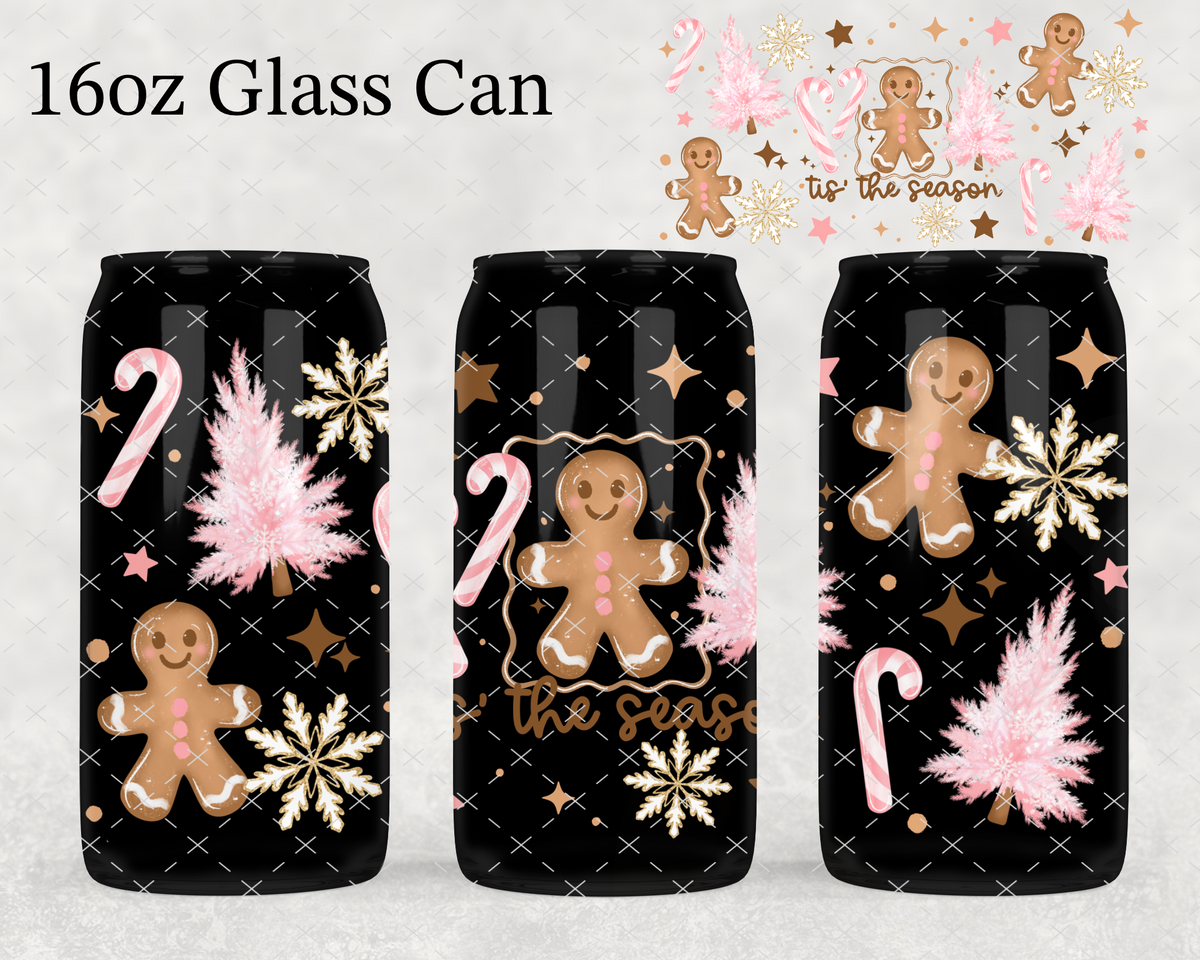 Tis The Season Gingerbread UV Cup Wrap