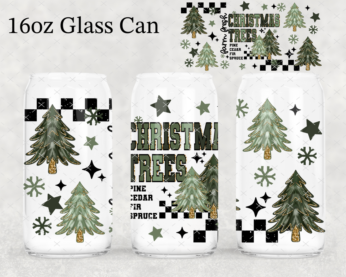 Christmas Trees UV Cup Wrap