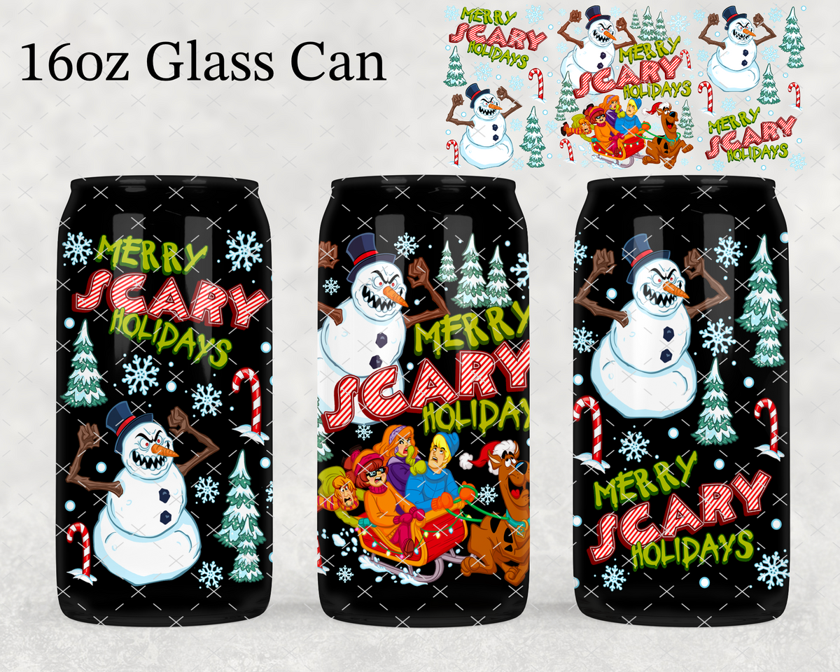 Scary Holiday Scoob UV Cup Wrap
