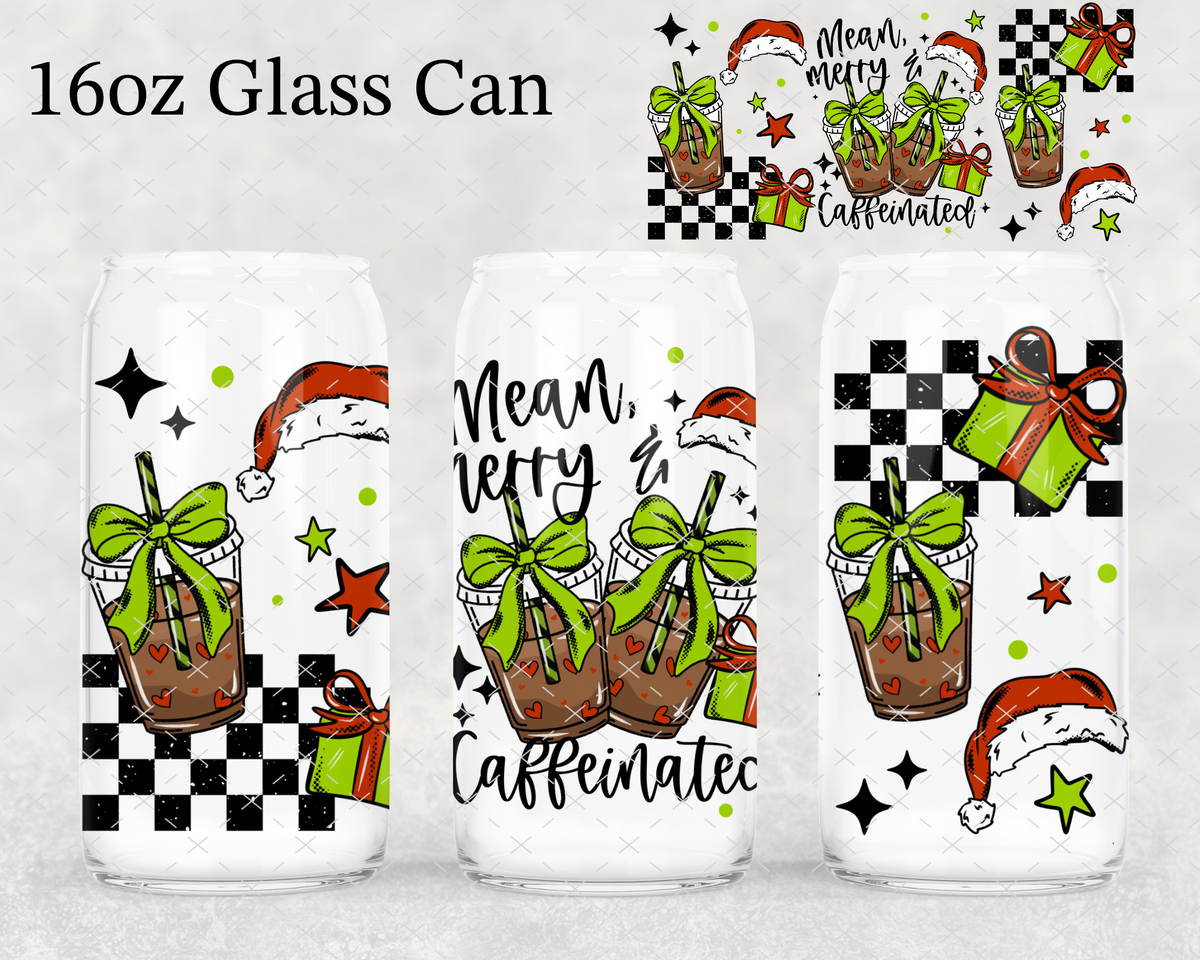 Mean Merry & Caffeinated UV Cup Wrap