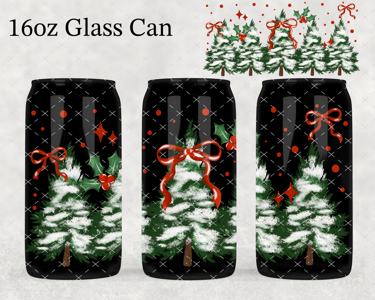 Snowy Tree Coquette UV Cup Wrap