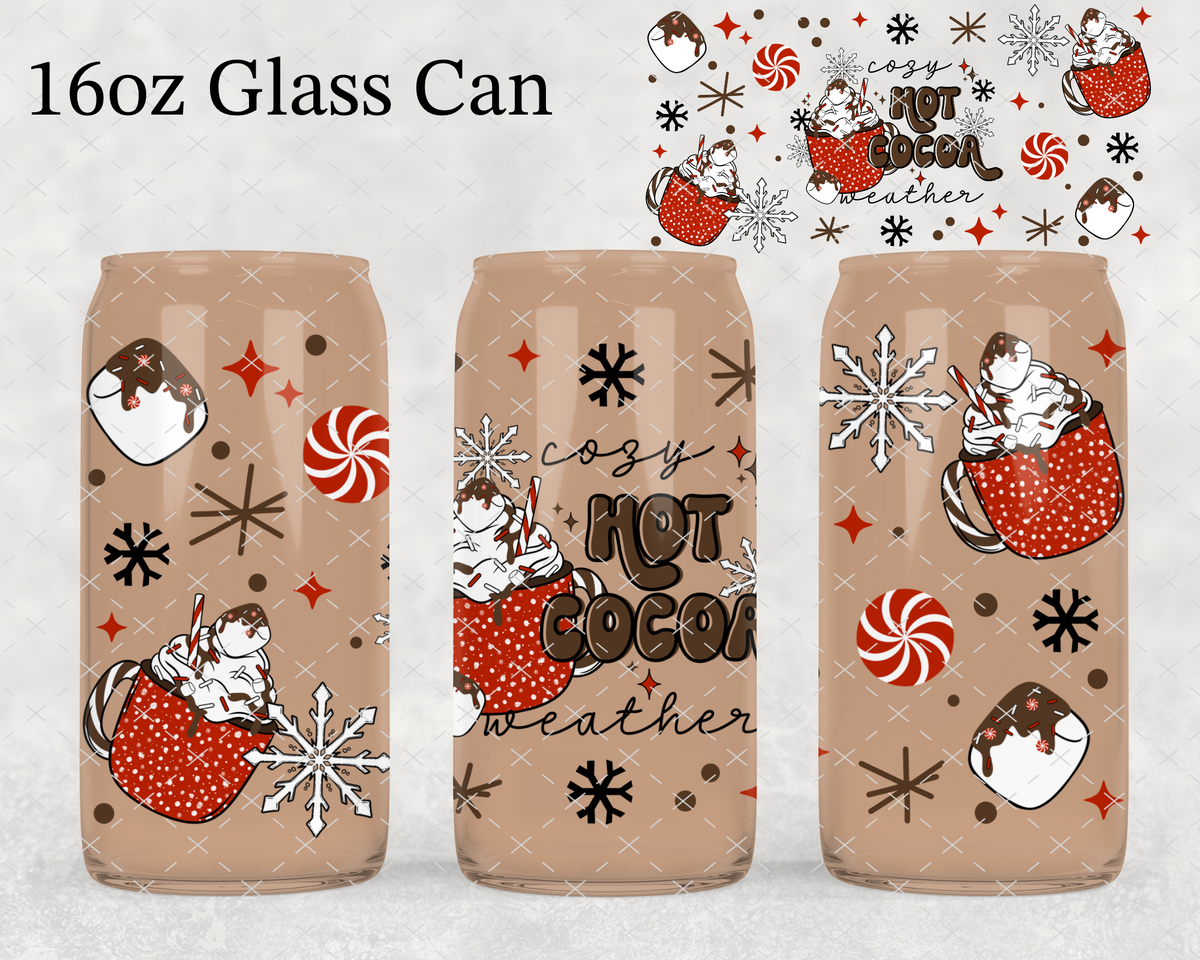 Cozy Hot Cocoa Weather UV Cup Wrap