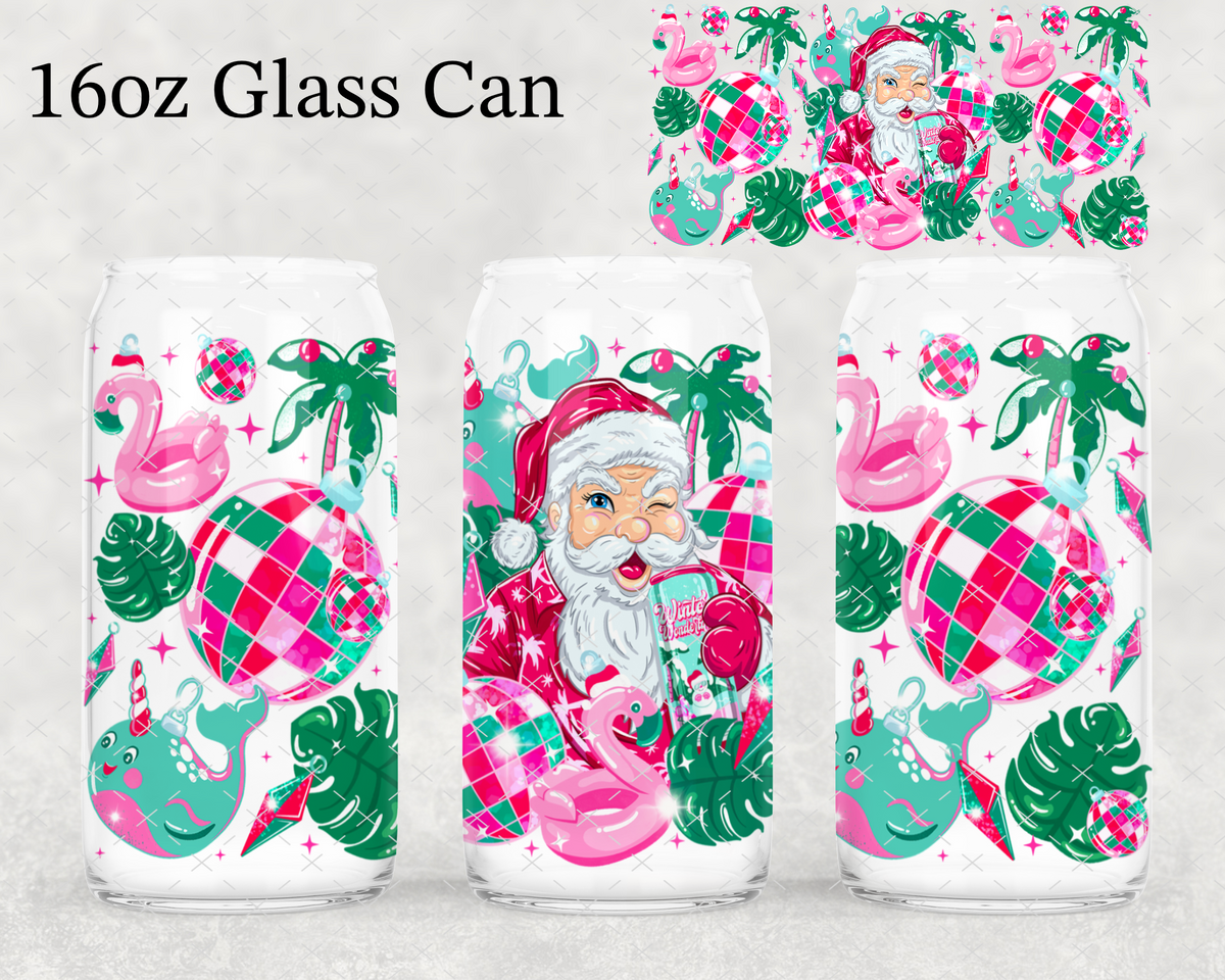 Winter Wonderland Santa UV Cup Wrap