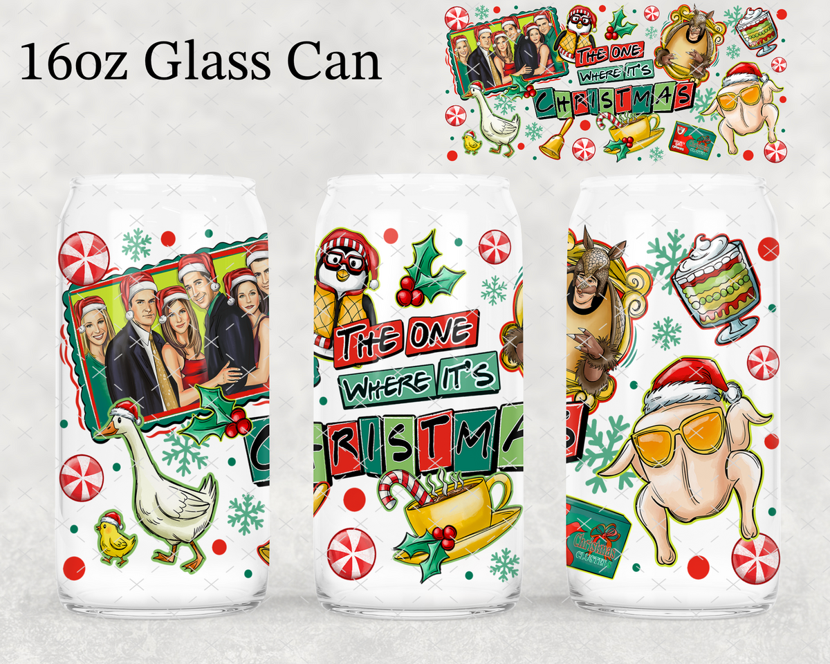 Friends Christmas UV Cup Wrap