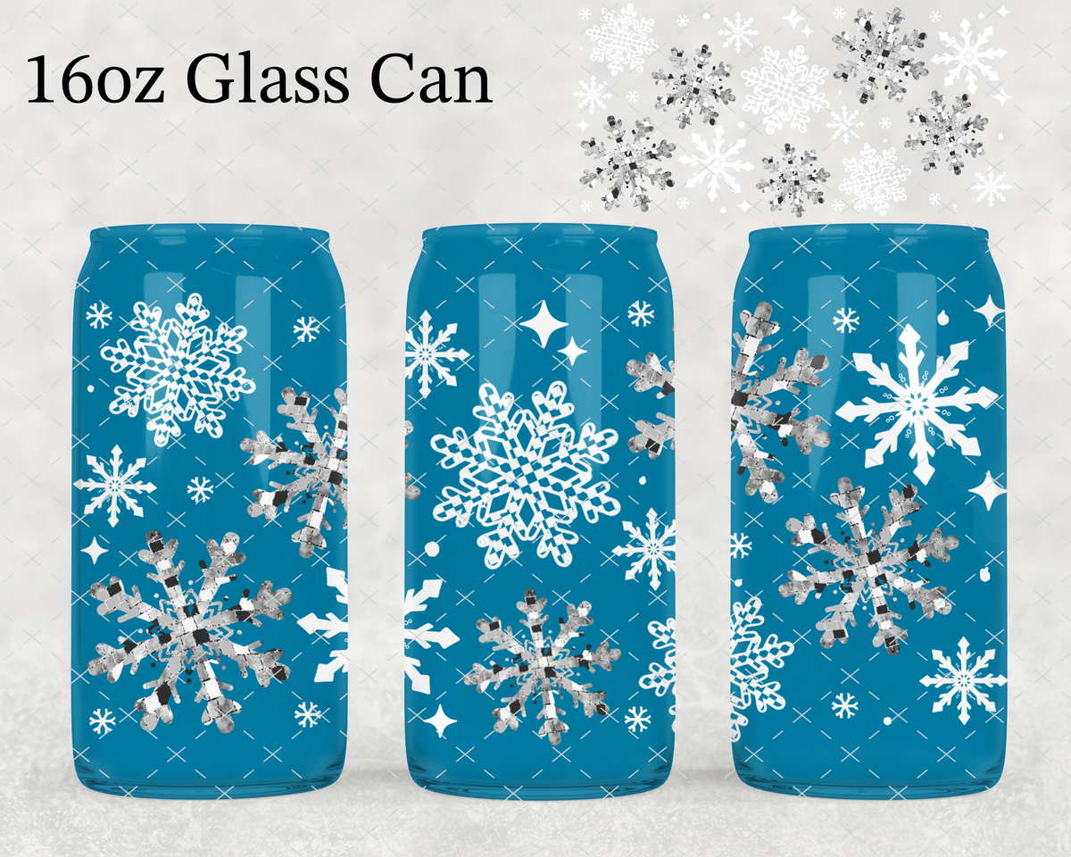 Snowflakes UV Cup Wrap