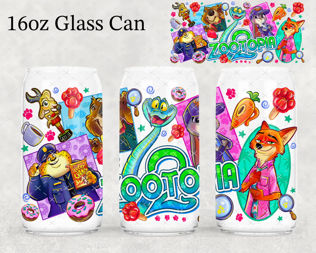 Zoo Colorful UV Cup Wrap