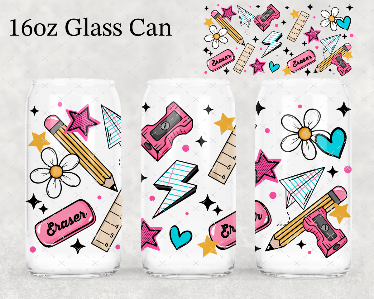 MTO School Floral UV Cup Wrap