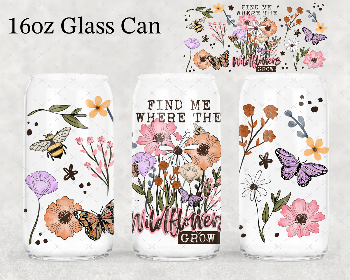 MTO Wildflowers Grow UV Cup Wrap
