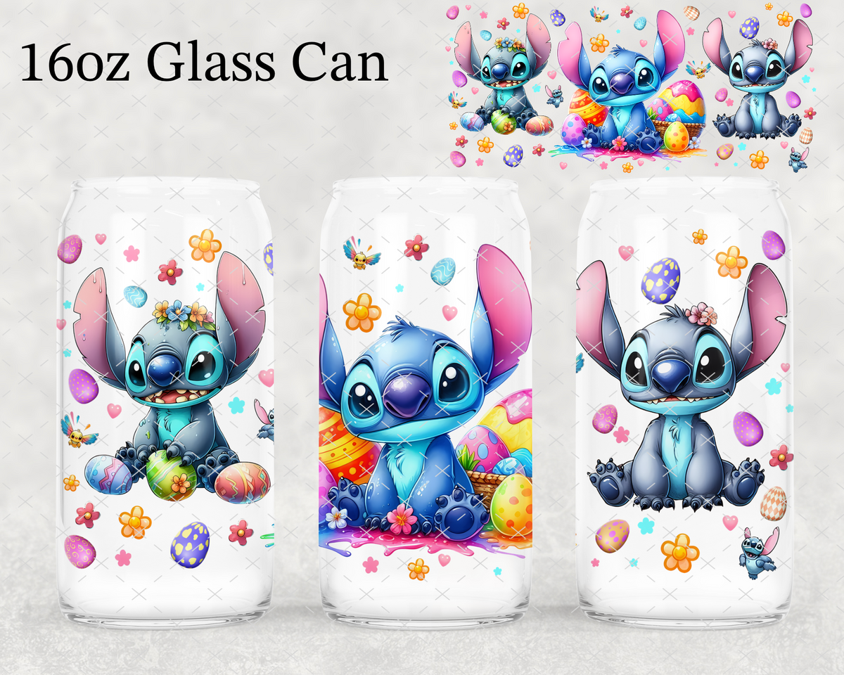 MTO Blue Alien Easter UV Cup Wrap