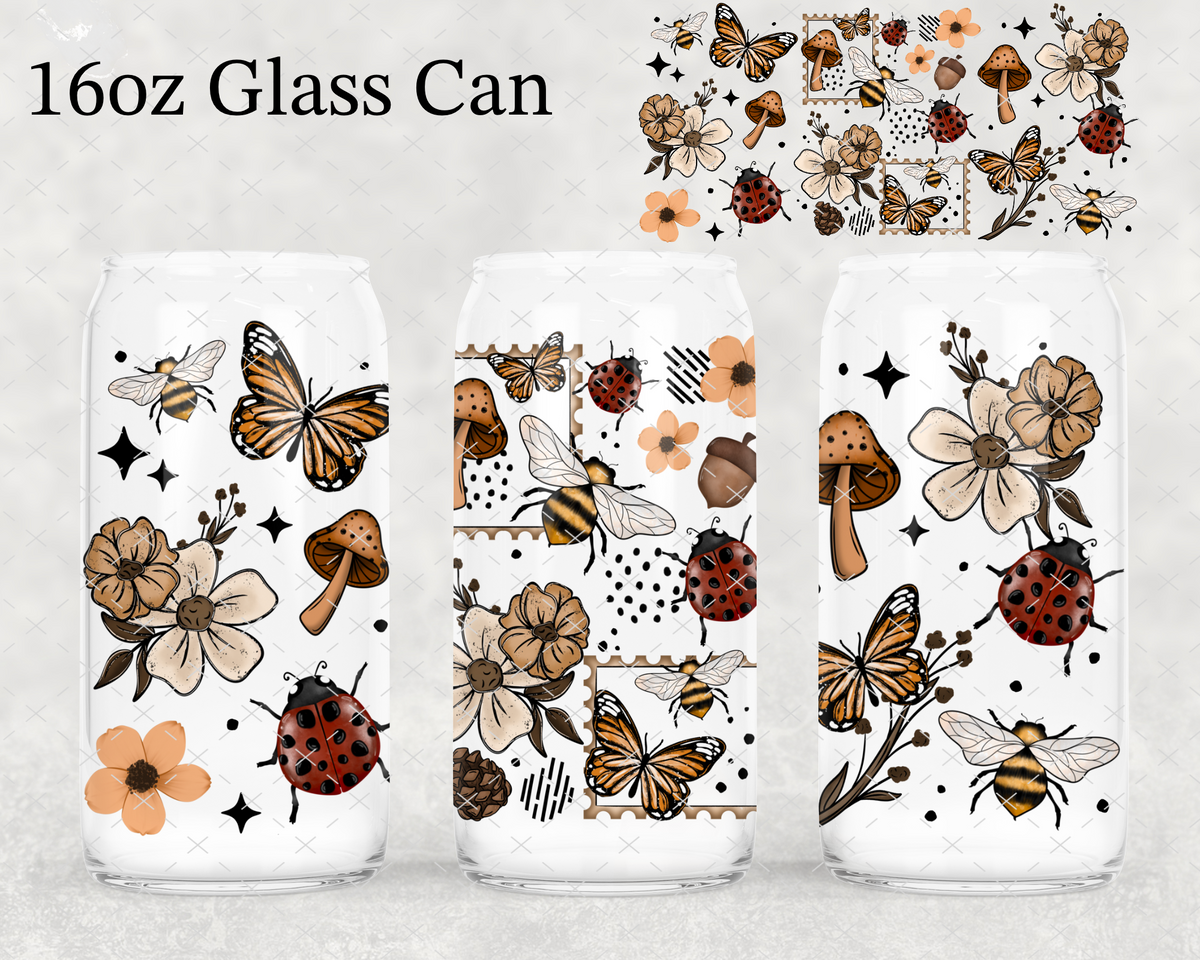 Boho Ladybug Stamp UV Cup Wrap