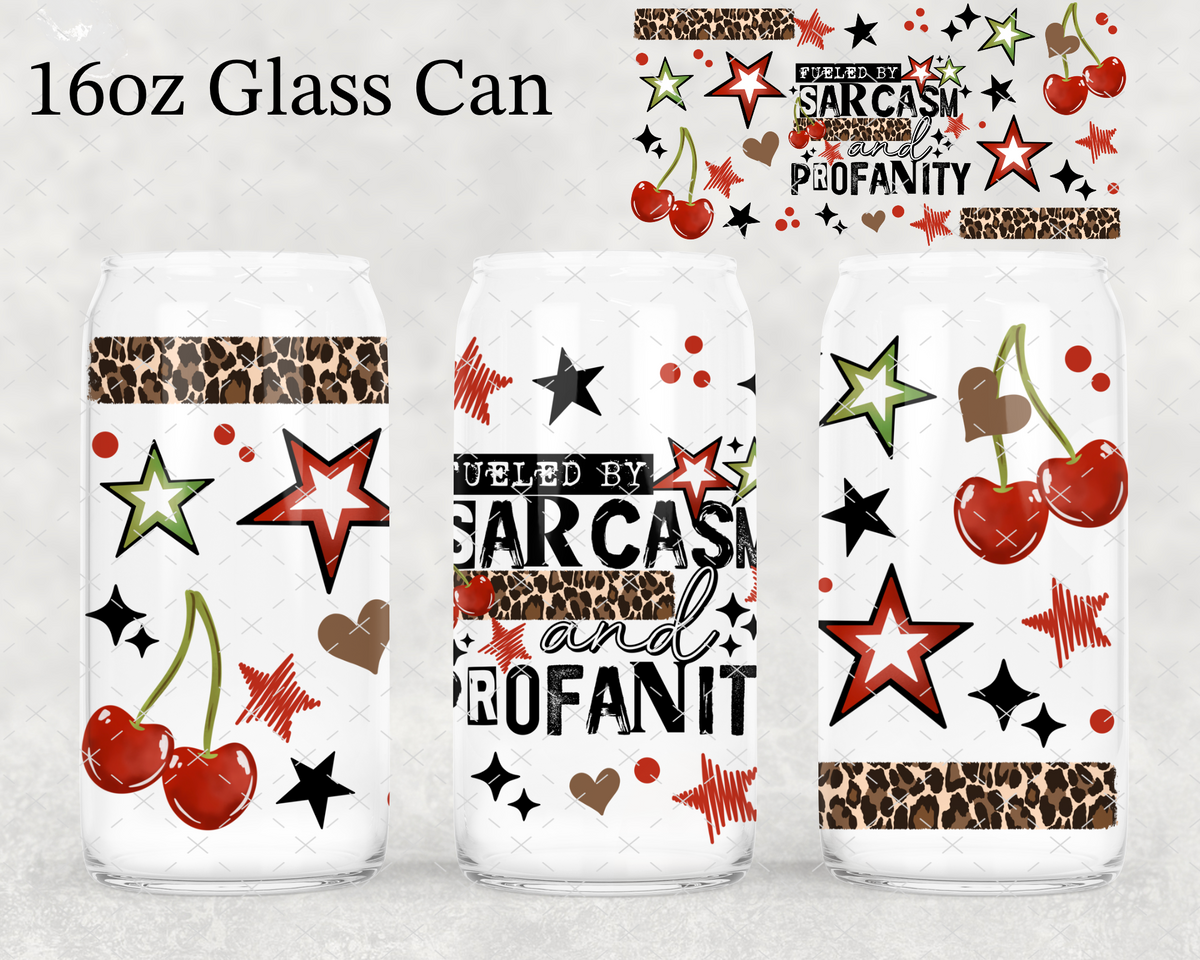 Sarcasm & Profanity UV Cup Wrap