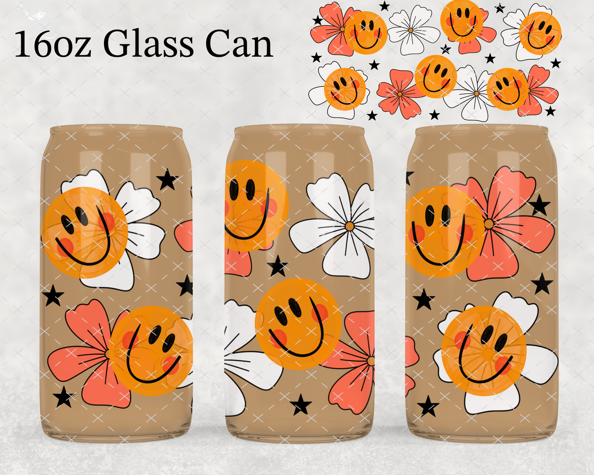 Smiley Daisies UV Cup Wrap
