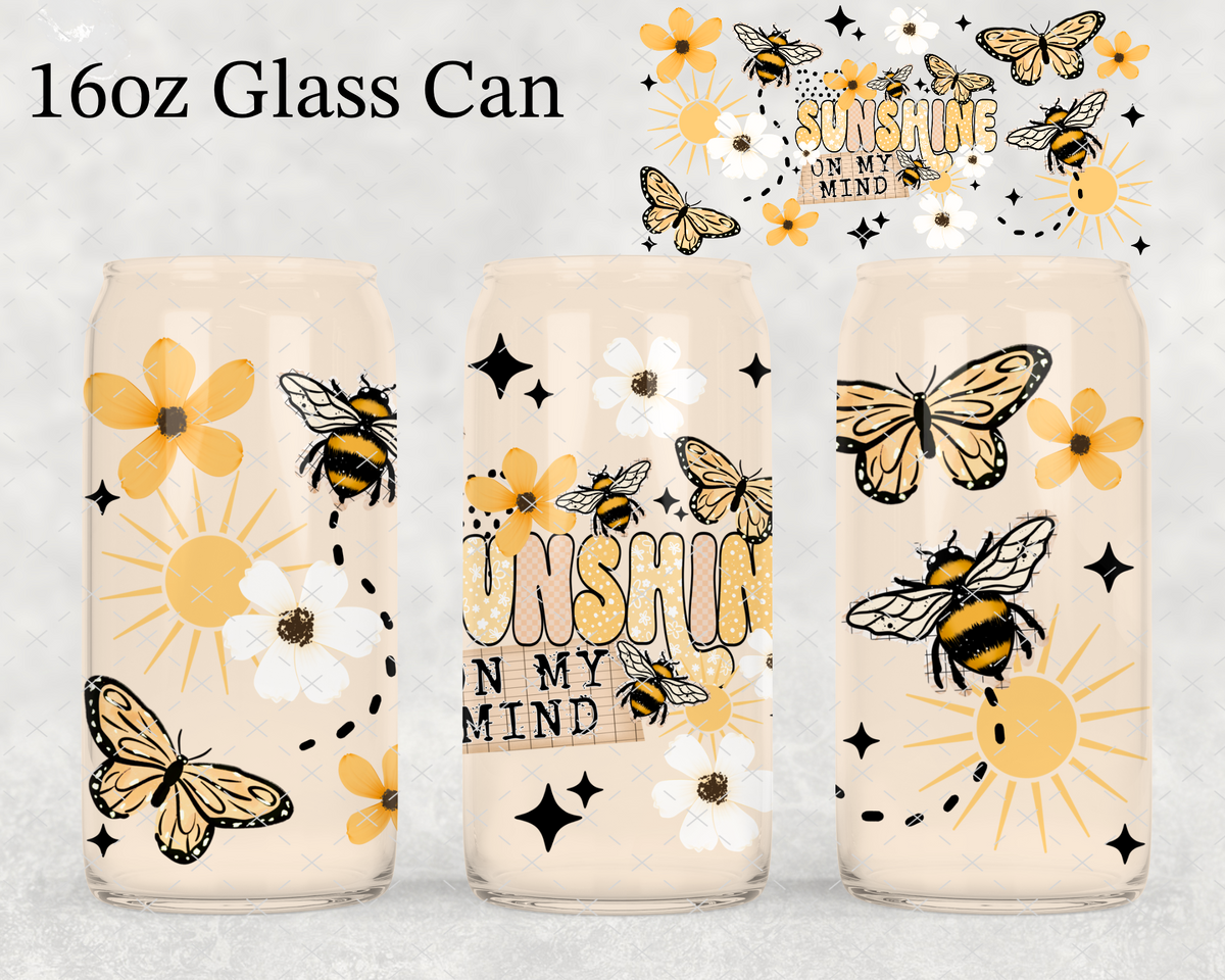 Sunshine On Mind Bees UV Cup Wrap