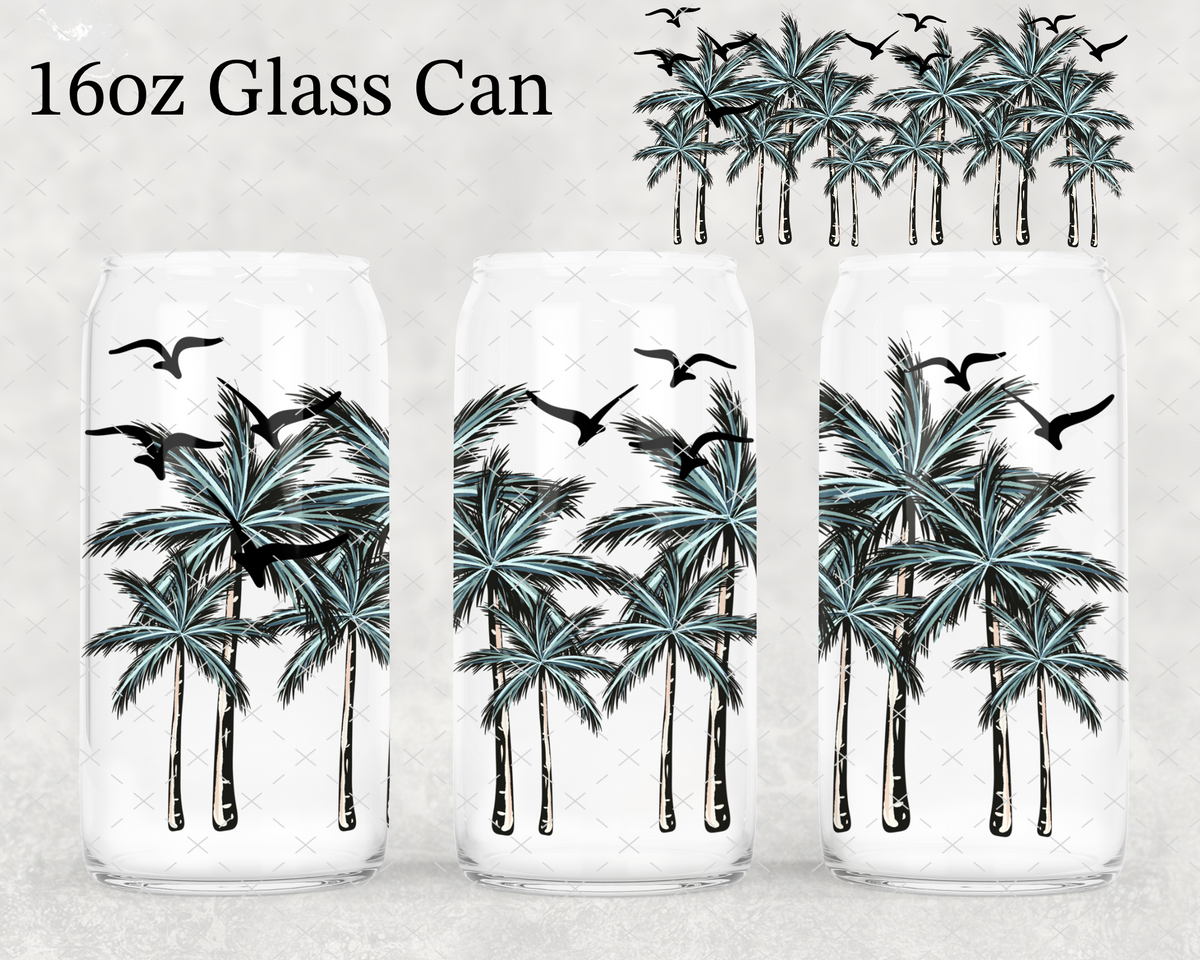 Palm Trees UV Cup Wrap