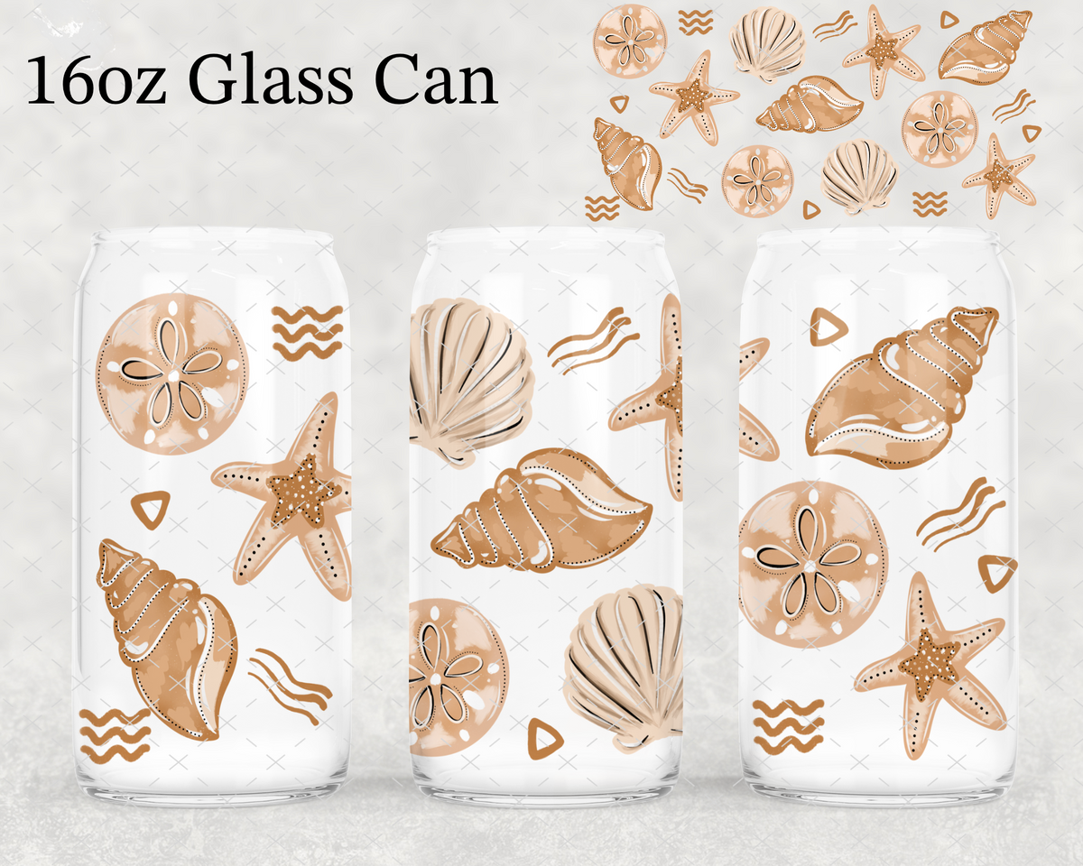 Tan Shells UV Cup Wrap