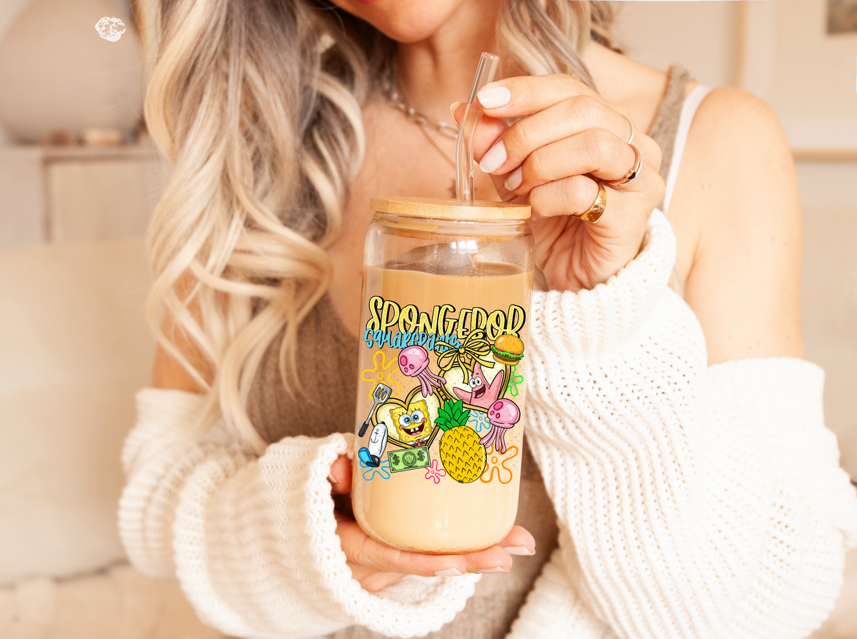 Sponge Friends UV Decal