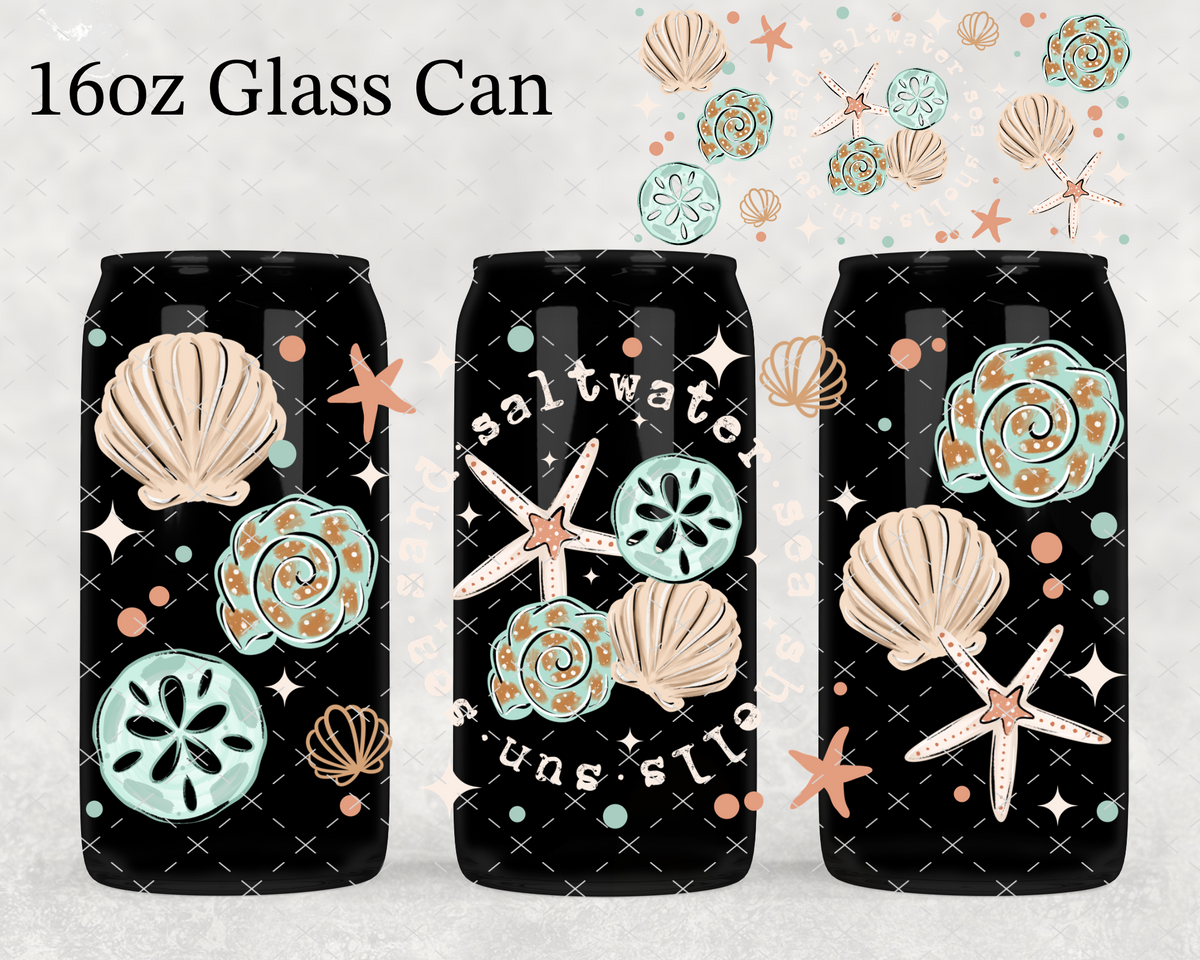 Saltwater Shells UV Cup Wrap