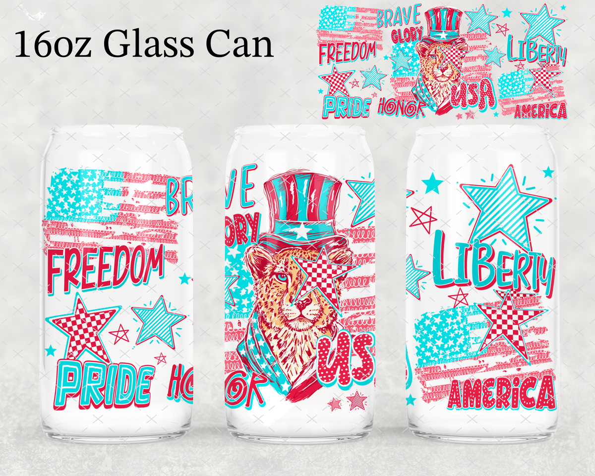 Freedom Leopard UV Cup Wrap