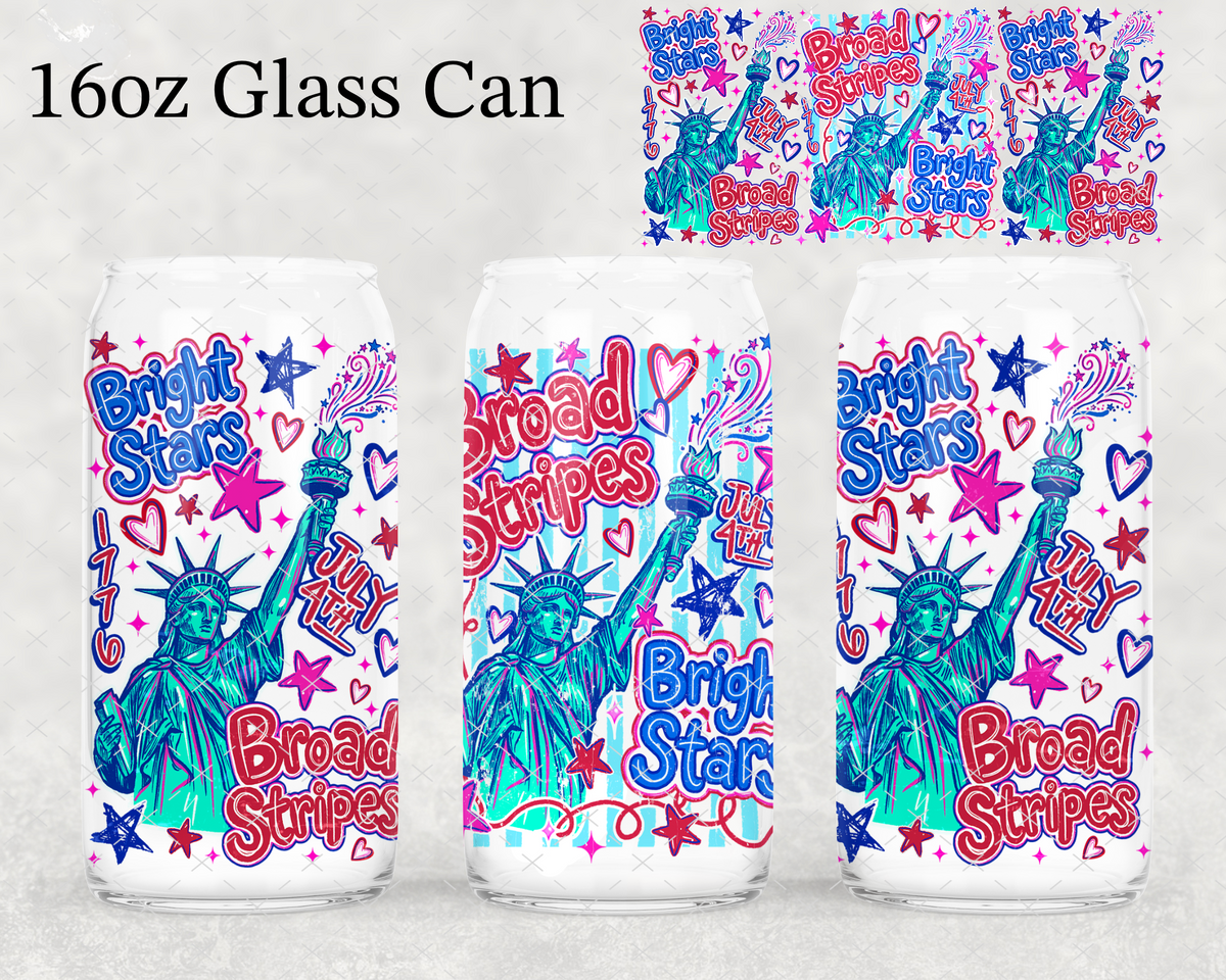 Broad Stripes UV Cup Wrap