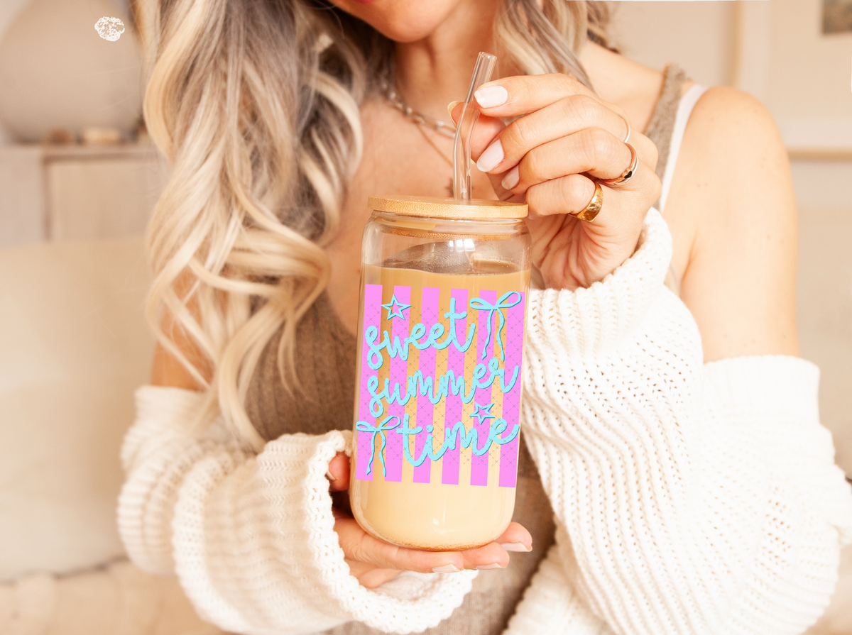 Sweet Summer Time Stripes UV Decal