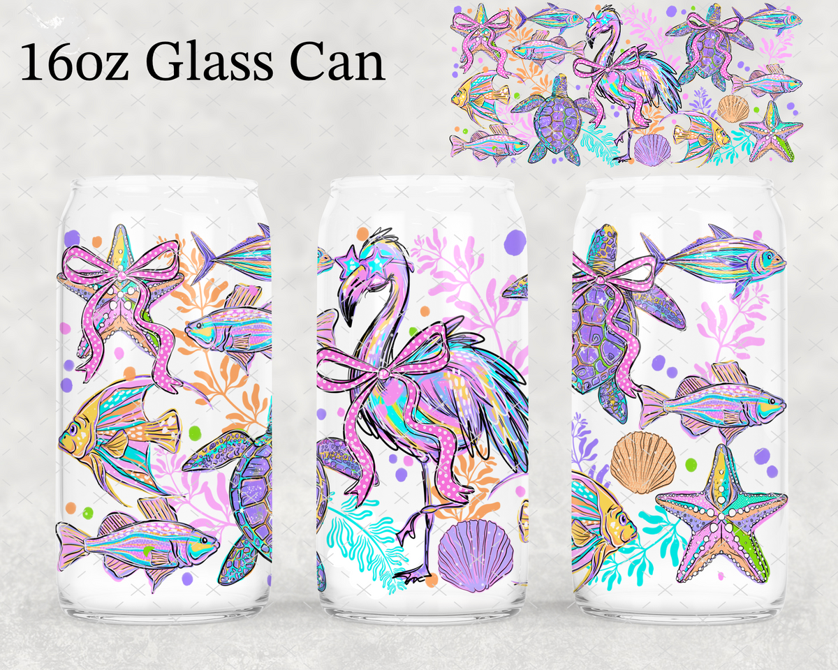 MTO Purple Flamingo UV Cup Wrap