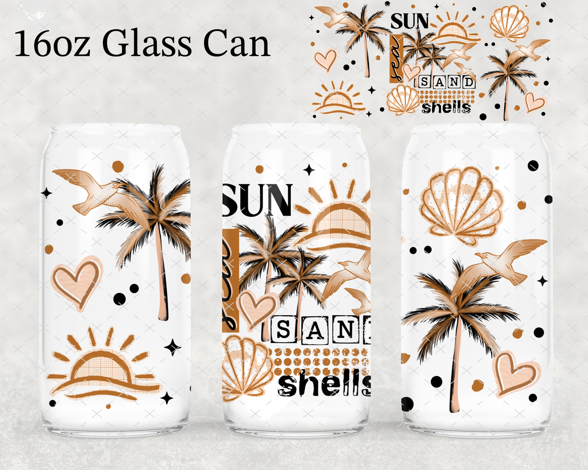 Sun Sand Shells UV Cup Wrap