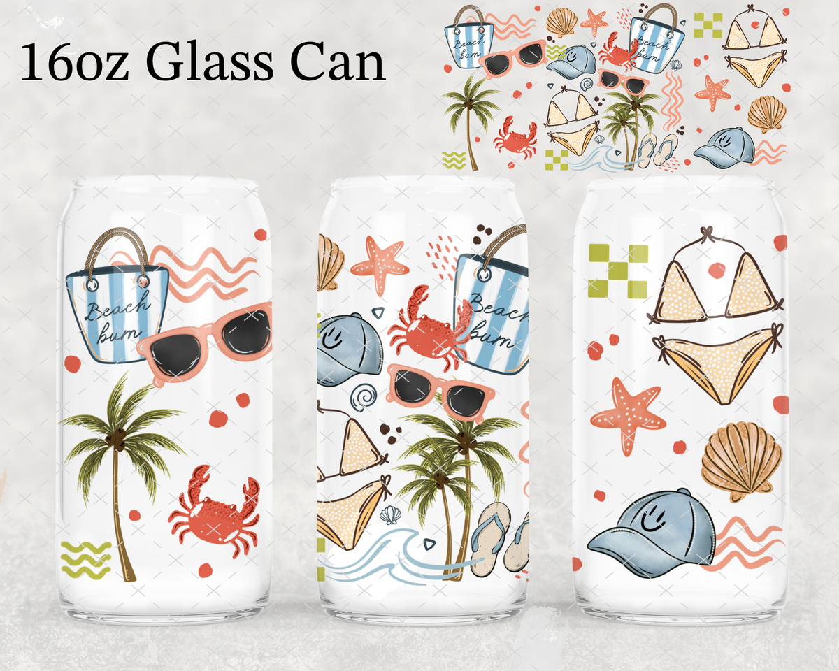 Beach Things UV Cup Wrap
