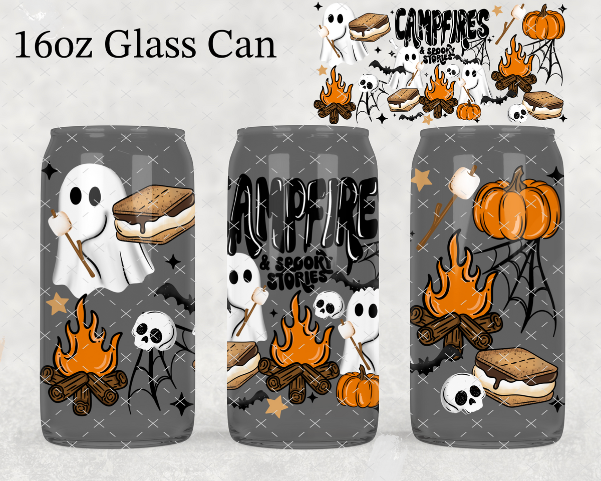 Campfire & Spooky Stories UV Cup Wrap