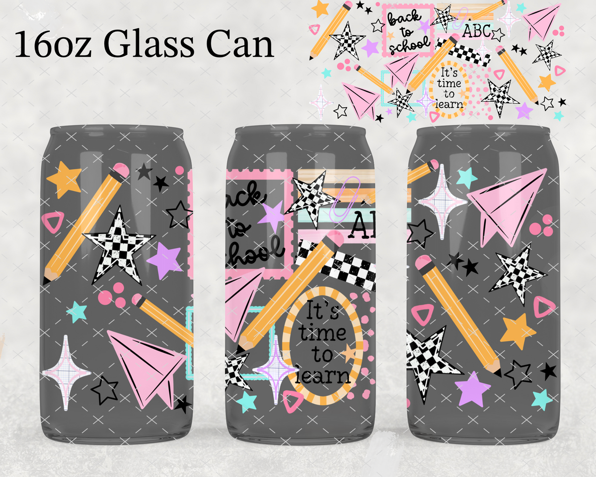 Back To School UV Cup Wrap