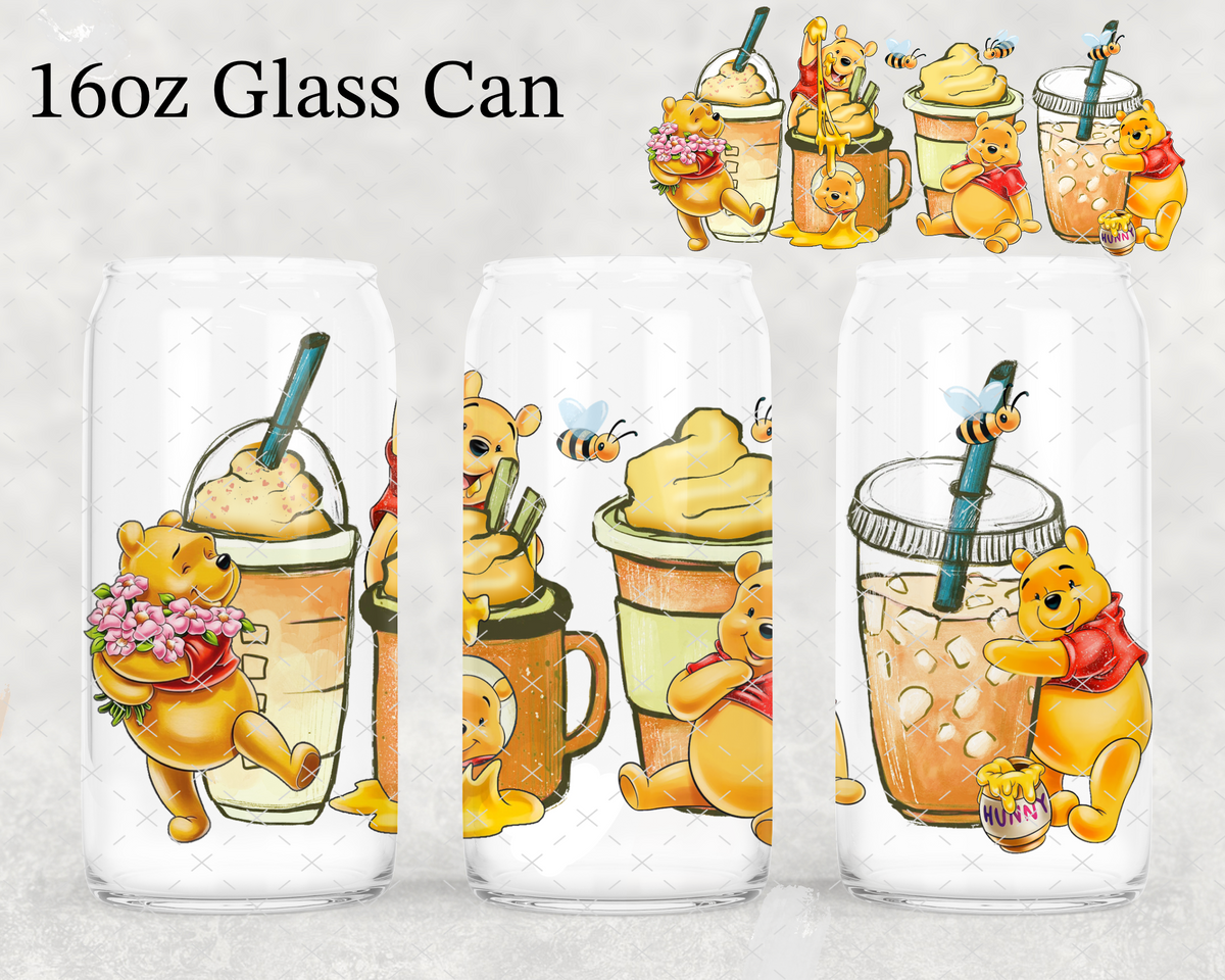 Silly Bear Coffee UV Cup Wrap