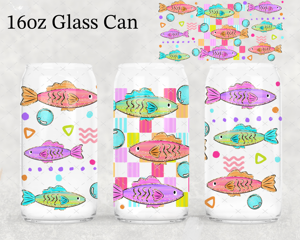 Rainbow Fish UV Cup Wrap