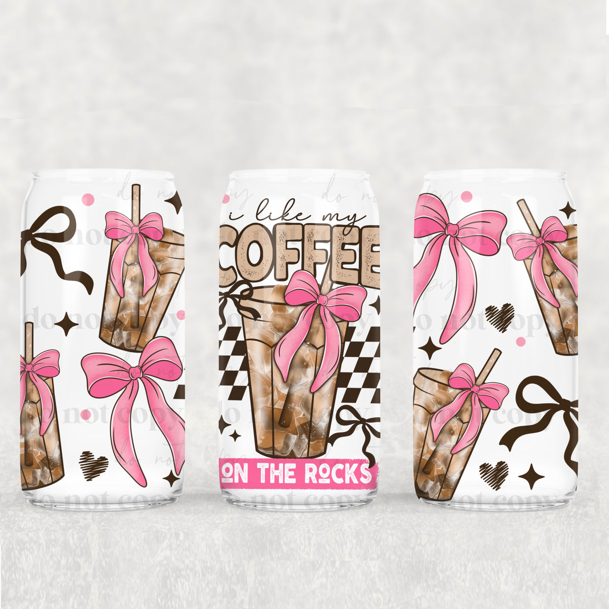 MTO Coffee On The Rocks UV Cup Wrap