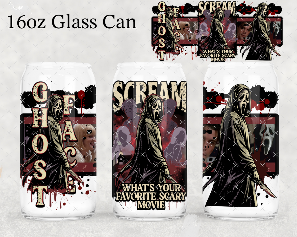 MTO Scream Favorite Movie UV Cup Wrap