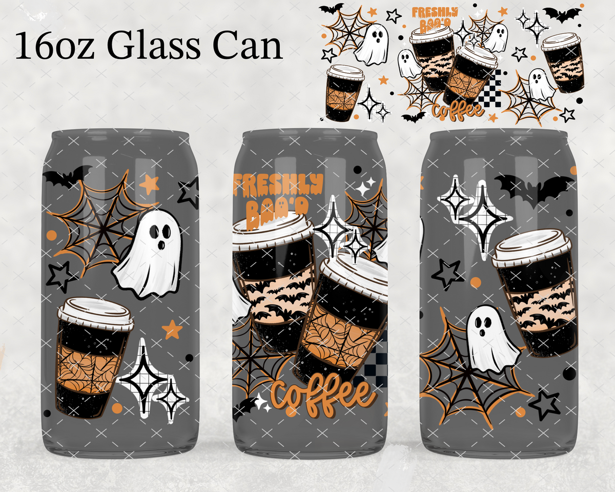 Freshly Boo'd Coffee UV Cup Wrap