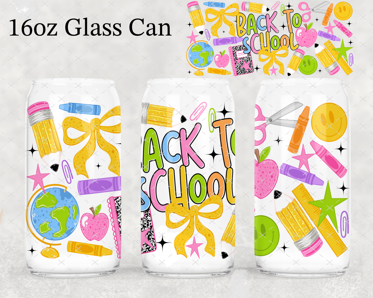 Back To School UV Cup Wrap