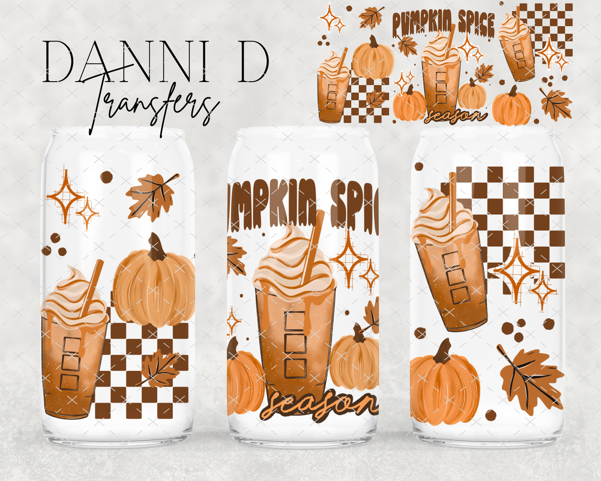 Pumpkin Spice Season UV Cup Wrap