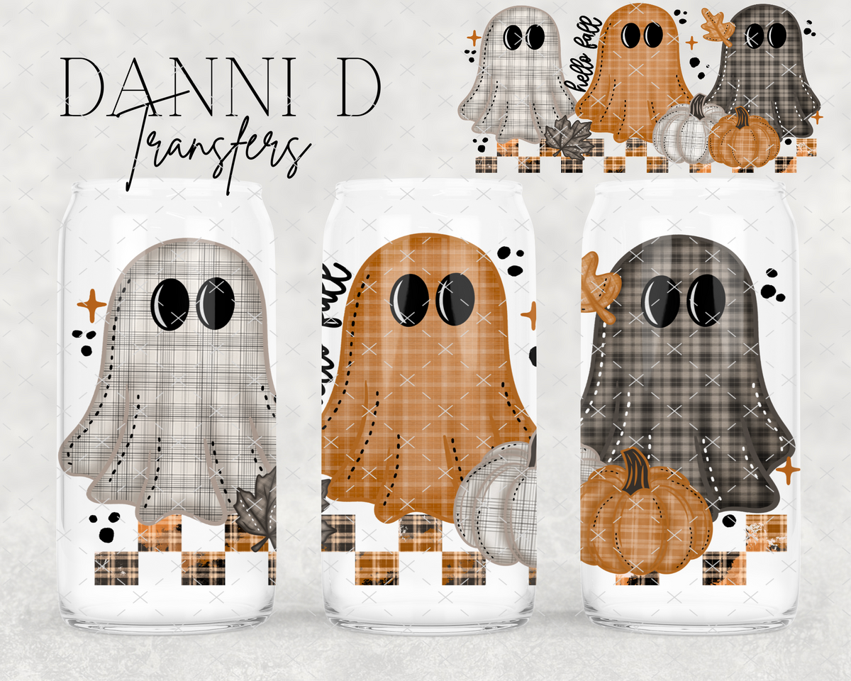Plaid Ghosts UV Cup Wrap