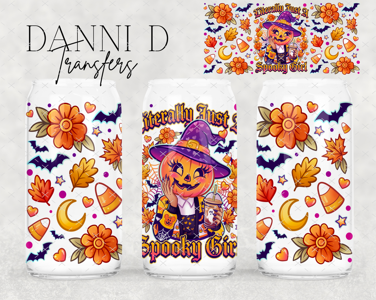 Just A Spooky Girl UV Cup Wrap