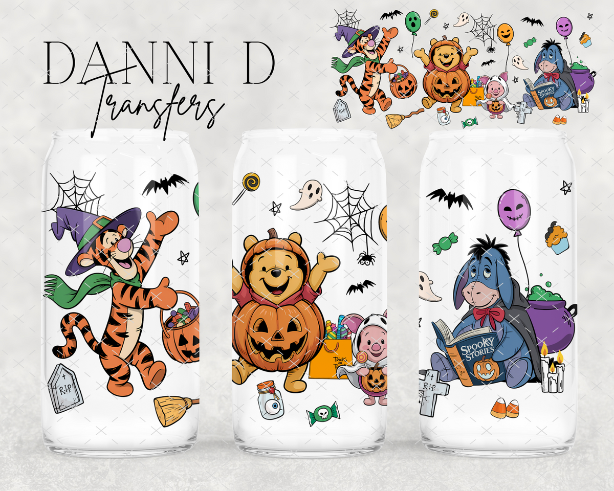 MTO Halloween Silly Bear & Friends UV Cup Wrap