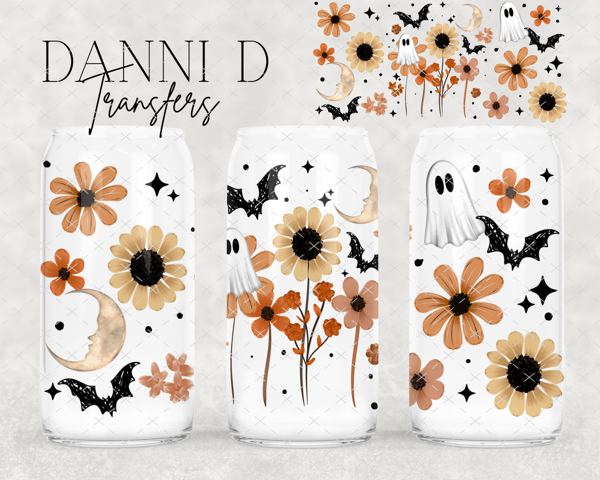 Ghostie Floral UV Cup Wrap
