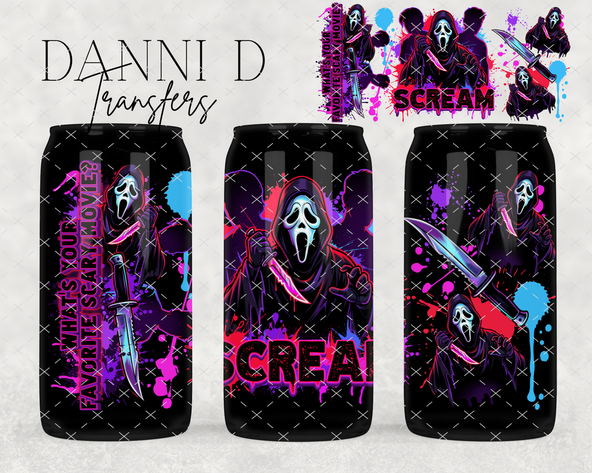 Scream Purple UV Cup Wrap