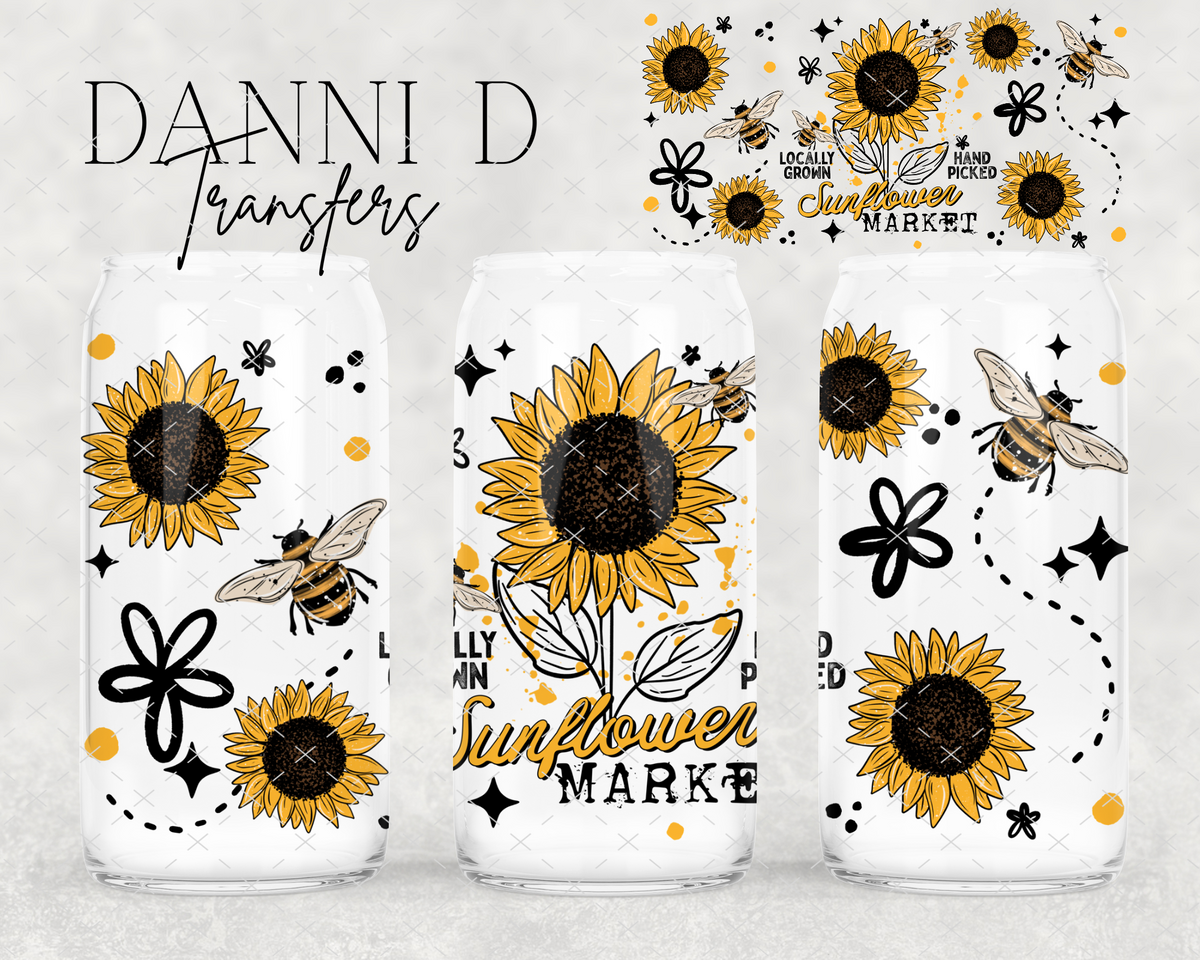 Sunflower Market UV Cup Wrap