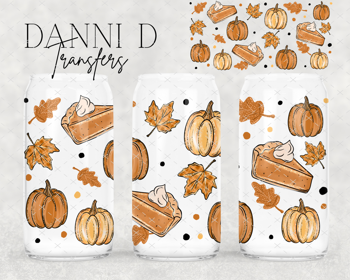 Pumpkin Pie UV Cup Wrap